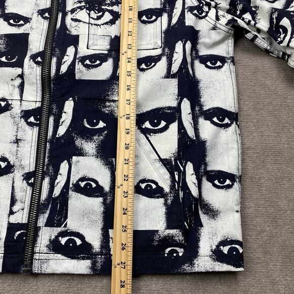 Levi's Skateboarding Garage Jacket X Roemello Ugale Eye Print L Black White NWT - Picture 9 of 14